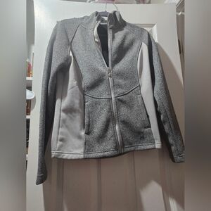 Women's Spyder Gray Zip-Up Jacket. LIKE NEW.